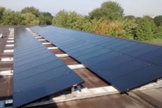 Zonnepanelen en boilers voor de gondel Lelystad